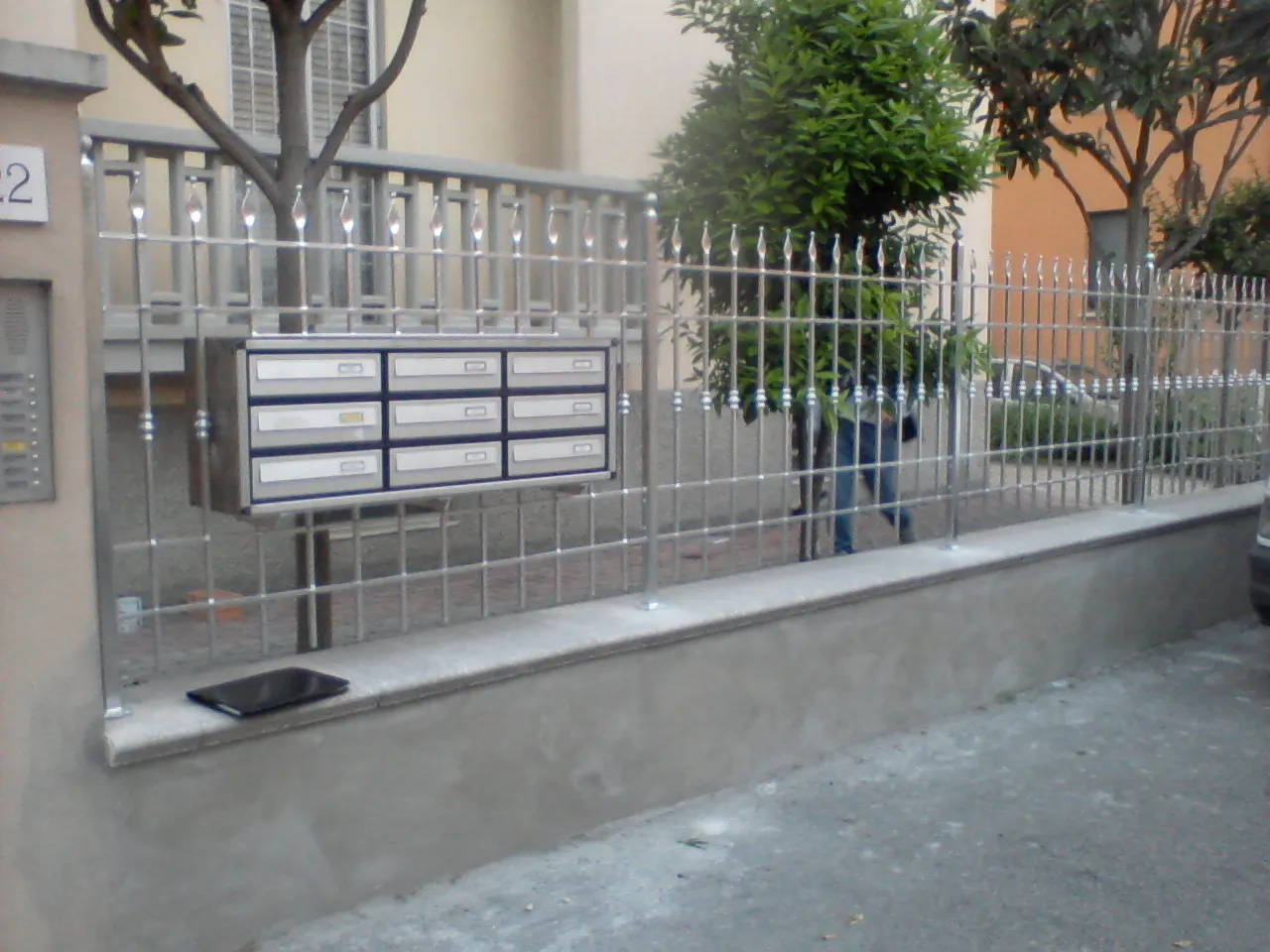 Recinzione in ferro battuto